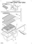 Part Location Diagram of LIT2166248 Whirlpool Service & Wiring Sheet