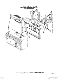 INSTALLATION Diagram and Parts List for MH6600XW0  Whirlpool Microwave