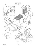 UNIT Diagram and Parts List for 3XRZ2727FB00  Whirlpool Refrigerator