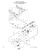 BURNER Diagram and Parts List for 1414W0A  Roper Range