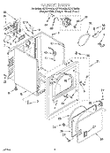 SECTION Diagram and Parts List for KEYS700GZ0  KitchenAid Dryer