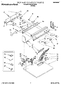 TOP AND CONSOLE, LIT/OPTIONAL Diagram and Parts List for KGYL517BWH0  KitchenAid Dryer