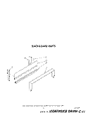 BACKGUARD Diagram and Parts List for SF305ESRW5  Whirlpool Range