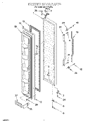 Part Location Diagram of 2196141 Whirlpool PANEL-INT