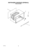 SLEEVE MODEL (OPTIONAL) Diagram and Parts List for ACU124XX1  Whirlpool Air Conditioner