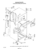 CABINET Diagram and Parts List for ET12LKLWN00  Whirlpool Refrigerator