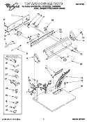 Part Location Diagram of 3401632 Whirlpool HARNS-WIRE