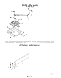 DOOR LOCK , OPTIONAL BACKSPLASH Diagram and Parts List for 2496^1  Whirlpool Range