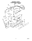 CONTROL, LIT/OPTIONAL Diagram and Parts List for KSRS25QAAL10  KitchenAid Refrigerator