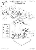 SECTION Diagram and Parts List for LEC7646DQ1  Whirlpool Dryer