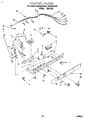 CONTROL Diagram and Parts List for RS22BRXDW01  Roper Refrigerator
