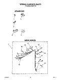 WIRING HARNESS Diagram and Parts List for LA9500XTM0  Whirlpool Washer