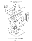 SECTION Diagram and Parts List for LE7000XMW1  Whirlpool Dryer