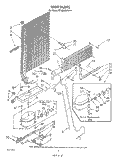 UNIT Diagram and Parts List for RT18BMXVW11  Roper Refrigerator