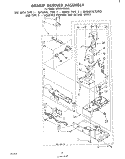 688637 BURNER Diagram and Parts List for LG5921XMW0  Whirlpool Dryer