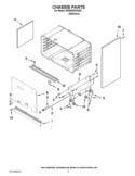CHASSIS PARTS Diagram and Parts List for KDRS463VSS03  KitchenAid Range