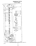 GEARCASE Diagram and Parts List for LA7800XSW1  Whirlpool Washer