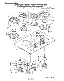 SECTION Diagram and Parts List for KGCT365XBL2  KitchenAid Cooktop