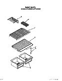 SHELF Diagram and Parts List for ET14JKXXN01  Whirlpool Refrigerator