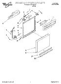 Part Location Diagram of 8051136 Whirlpool Electronic Control Board
