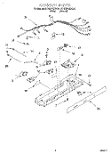 CONTROL Diagram and Parts List for KSRS27QDAL01  KitchenAid Refrigerator