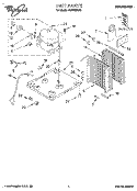 SECTION Diagram and Parts List for AD0402XA2  Whirlpool Dehumidifier