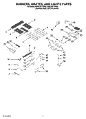 Part Location Diagram of W10118099 Whirlpool LP Gas Conversion Kit