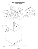 Part Location Diagram of 3349948 Whirlpool SPRING, & BUTTON, LID (INCLUDES ILLUS. 25)