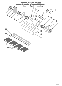 SECTION Diagram and Parts List for KICU285HWH0  KitchenAid Range Hood