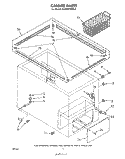 SECTION Diagram and Parts List for EH15EFXPW2  Whirlpool Freezer
