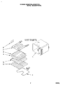 UNIT Diagram and Parts List for RB760PXYQ5  Whirlpool Wall Oven