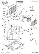 UNIT PARTS Diagram and Parts List for ACE082XS2  Whirlpool Air Conditioner