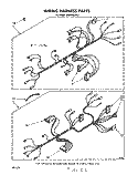 WIRING HARNESS , LIT/OPTIONAL Diagram and Parts List for MW840EXR0  Whirlpool Microwave