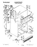CABINET Diagram and Parts List for TT20AKXXW00  Whirlpool Refrigerator