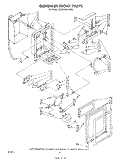 DISPENSER FRONT Diagram and Parts List for ED25PMXRWR2  Whirlpool Refrigerator