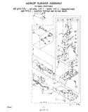 688637 BURNER Diagram and Parts List for LG5531XMW1  Whirlpool Dryer