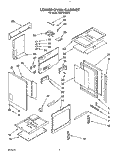 Part Location Diagram of 4315674 Whirlpool Frame, Side (Right Side)