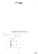 MISCELLANEOUS Diagram and Parts List for 6LSP8255BW1  Whirlpool Washer