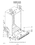 Part Location Diagram of 989725 Whirlpool Hinge, Bottom L.H.