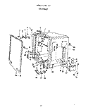 TUB Diagram and Parts List for 8575L20  Roper Dishwasher