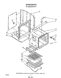 OVEN Diagram and Parts List for RB120PXV2  Whirlpool Wall Oven
