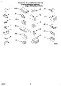 WIRING HARNESS Diagram and Parts List for LST9355BZ0  Whirlpool Washer