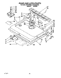 DOOR AND LATCH Diagram and Parts List for KUDA23HB0  KitchenAid Dishwasher