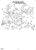 SECTION Diagram and Parts List for LER4624DZ0  Whirlpool Dryer