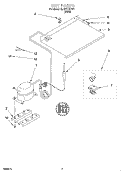 UNIT Diagram and Parts List for EL02CCXHW1  Whirlpool Refrigerator