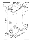 CABINET Diagram and Parts List for KSSS42DAW01  KitchenAid Refrigerator