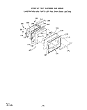 OVEN DOOR, LITERATURE Diagram and Parts List for 1352W06  Roper Range