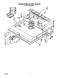 DOOR AND LATCH Diagram and Parts List for KPDI620T6  KitchenAid Dishwasher