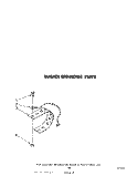 WASHER GROUNDING Diagram and Parts List for LT4900XMW0  Whirlpool Washer Dryer Combo