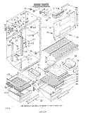LINER Diagram and Parts List for ET20VMXRWR0  Whirlpool Refrigerator